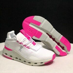 Cloudnova Women's Sneakers Shoes White Pink